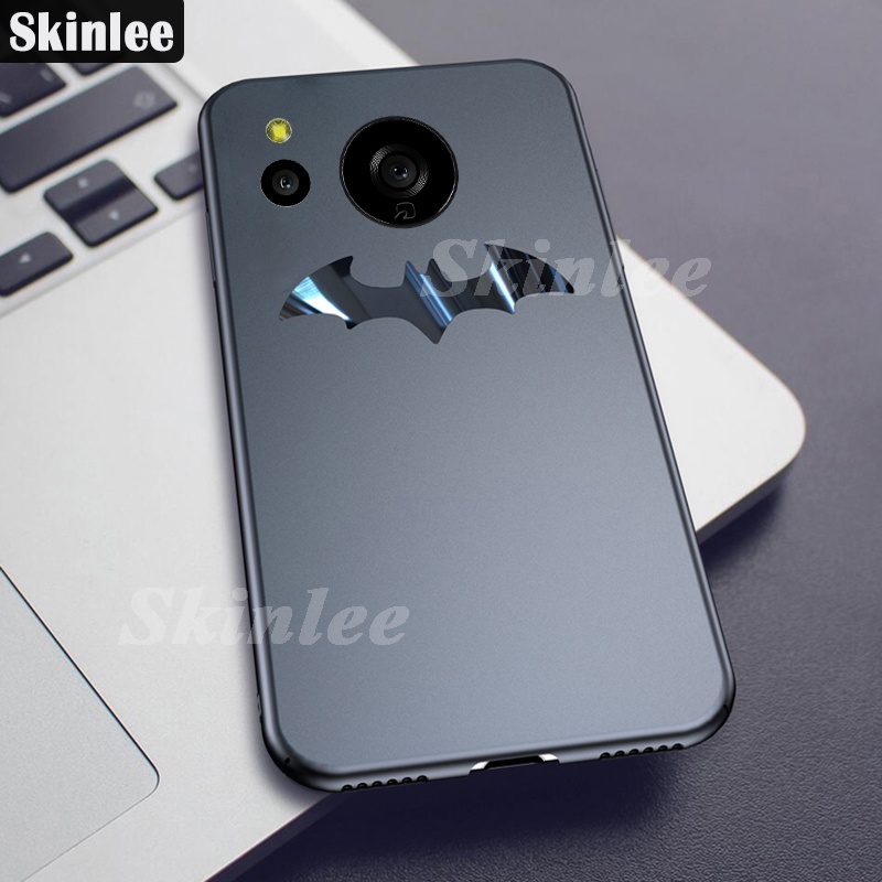 For Sharp Aquos R9 Pro Sense 9 8 6 6S Case Casing Slim Slick Metal Bat Pattern Phone Cover for Sharp