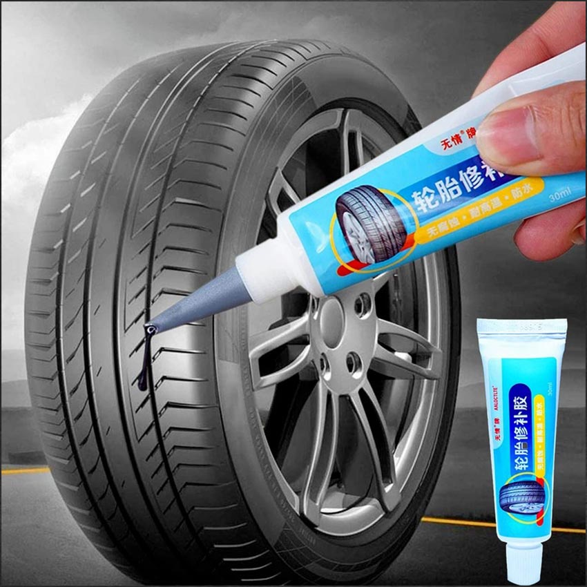 30Ml Lem Tambal Perbaikan Ban Tire Glue Lem Ban Luar Anti Bocor Ban Mobil Karet Perbaikan Ban Mobil