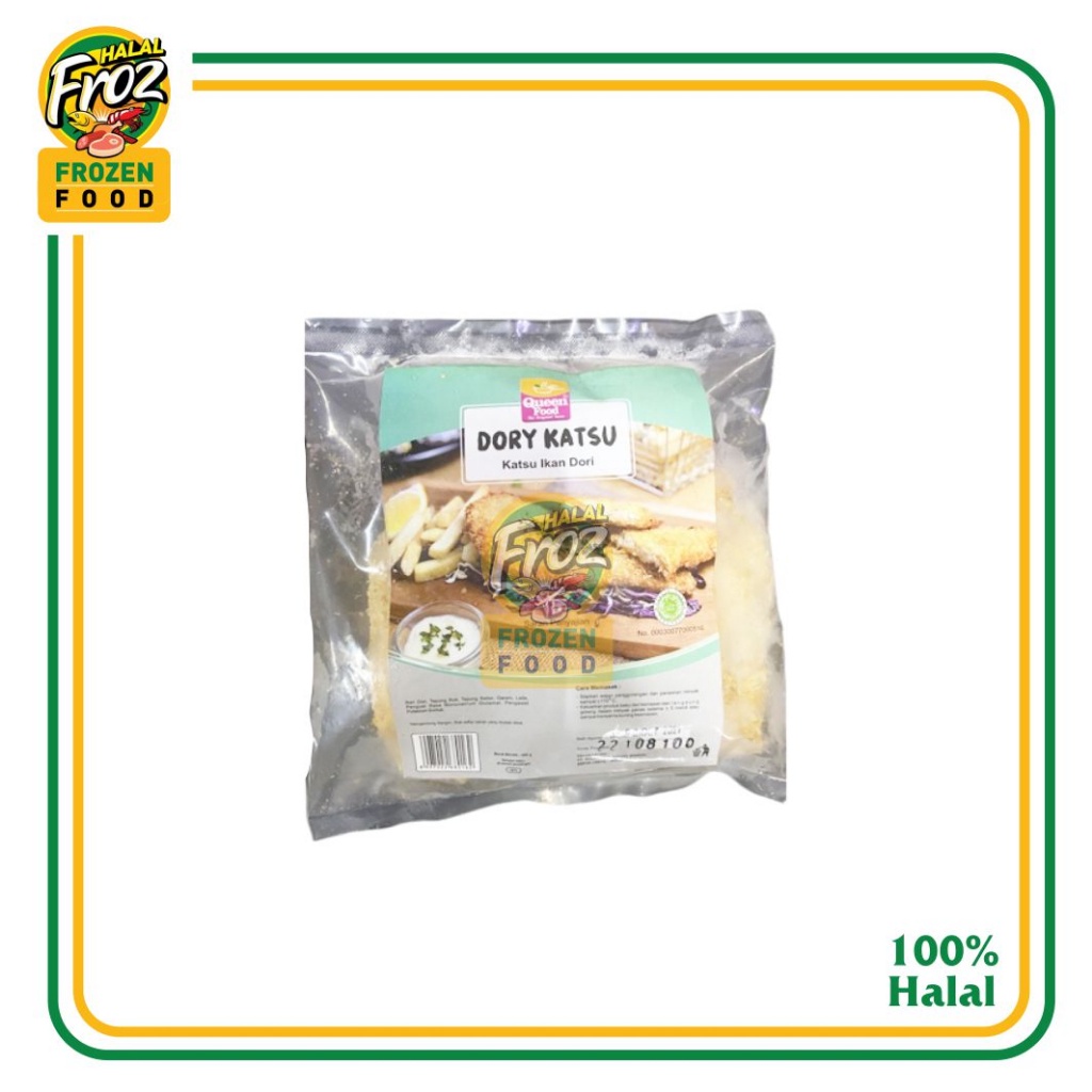 

Dori Katsu Queen Food 350 gram 4 pcs HFPRS