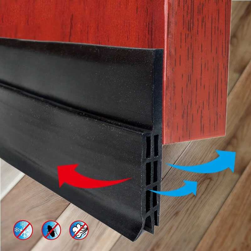 Lis Penghalang Serangga Bawah Pintu Door Bottom Seal 100 cm - Seal / Lis Dinding Menutupi Celah Keco