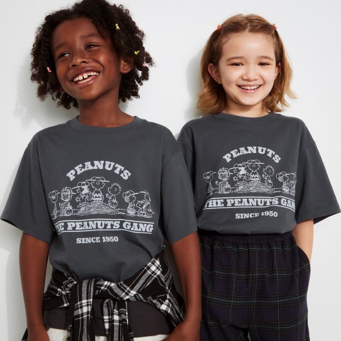 UNIQLO KIDS UT Peanuts Lengan Pendek 464245 Anak