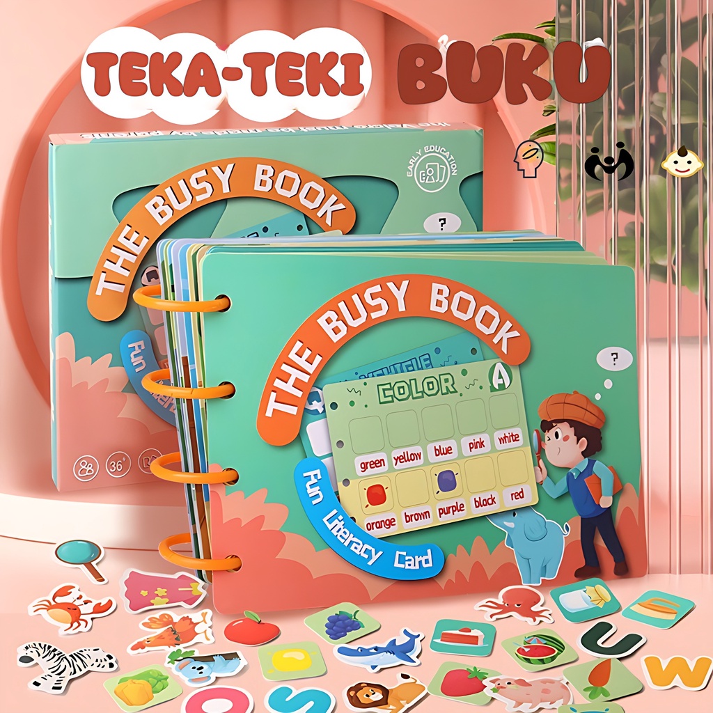 bongkar sticker busy book activity book edukasi quiet big bongkar busy book busy book sticker