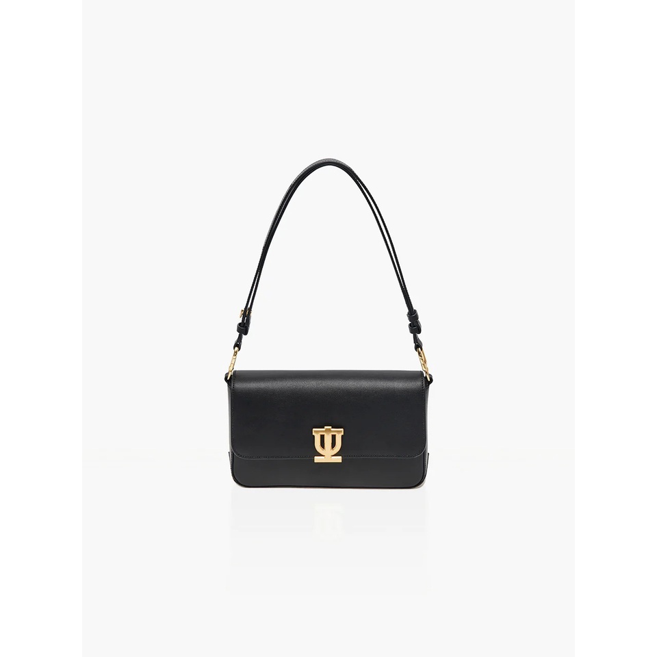 DELL'EST Baul Bag Solid Black Tas Selempang Wanita - DBU2001BDM