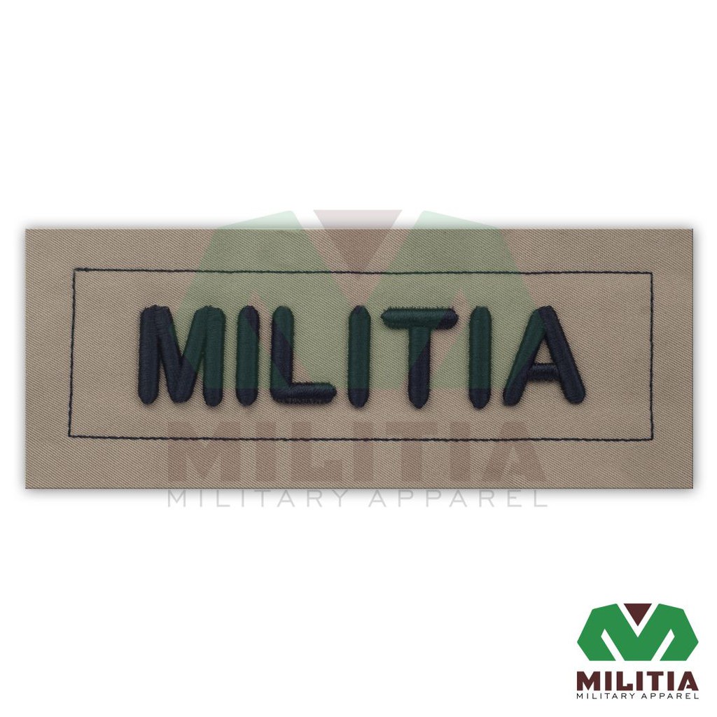 Bordir Bordir Jasa Bordir Nama Timbul POLRI POLISI Custom ( KILAT ) Bordir Nama Custom Nama Dadabisa