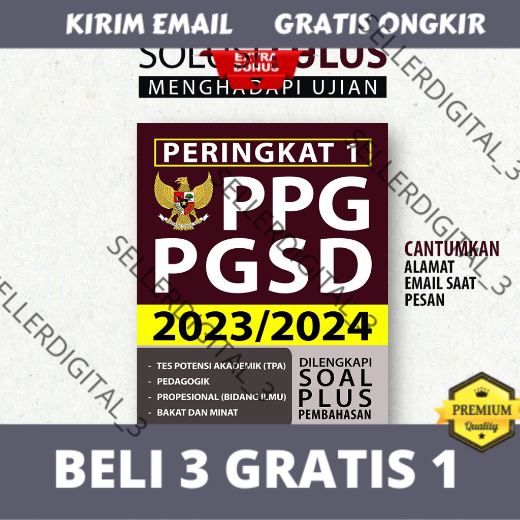NEW PERINGKAT 1 SELEKSI PPG PGSD 2023