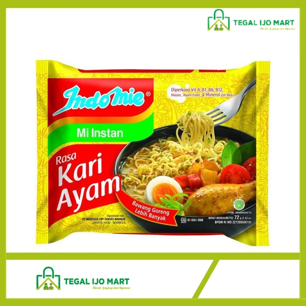 

Mie Instan Indomie Kari Ayam Mie Makanan Instan