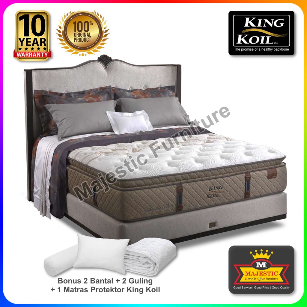 Set Spring Bed King Koil International Classic Claremount - Jogja