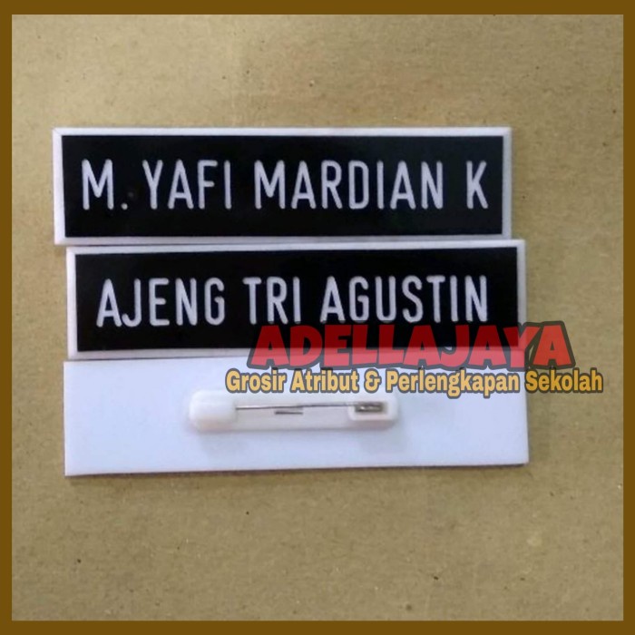 

Name Tag / Papan Nama Akrilik Peniti Fiberglass Custom Murah