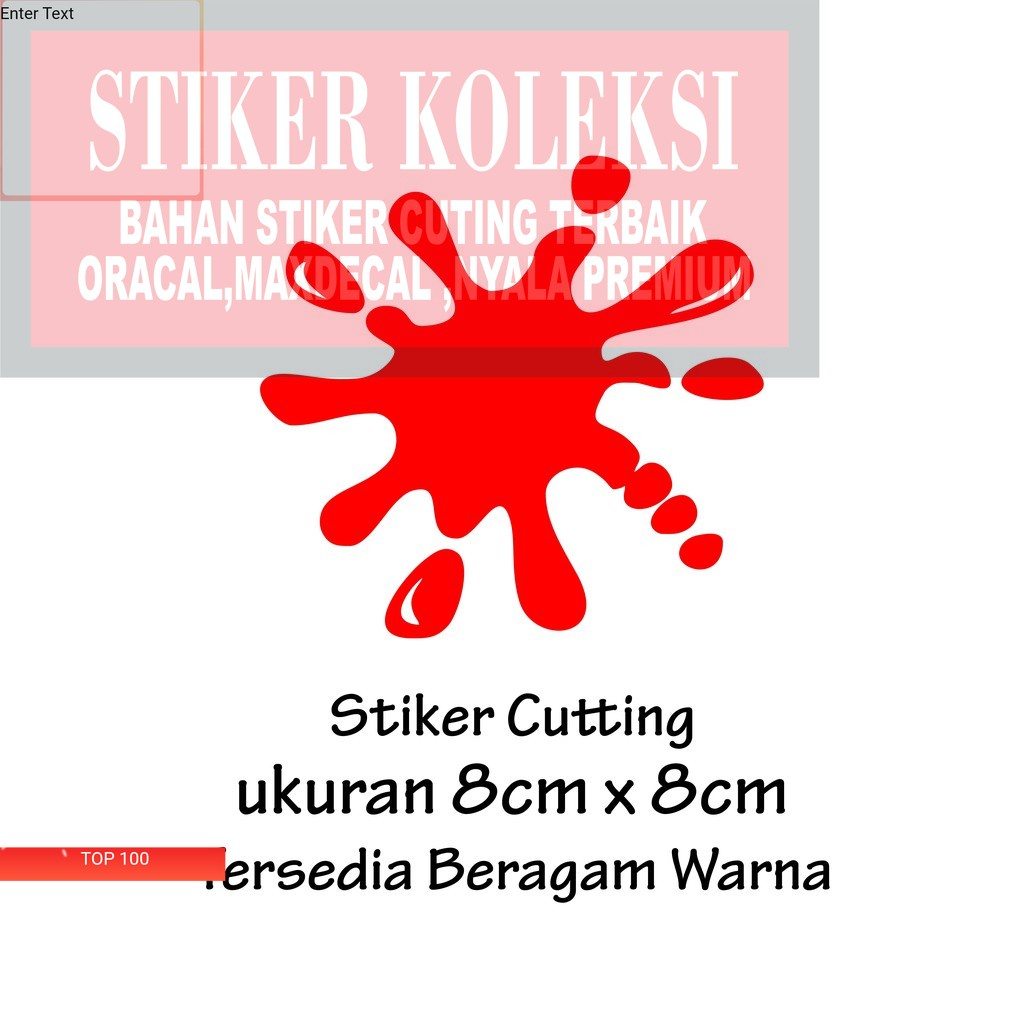 

Stiker Variasi Bercak / Crot Ukuran 8cm, 15cm