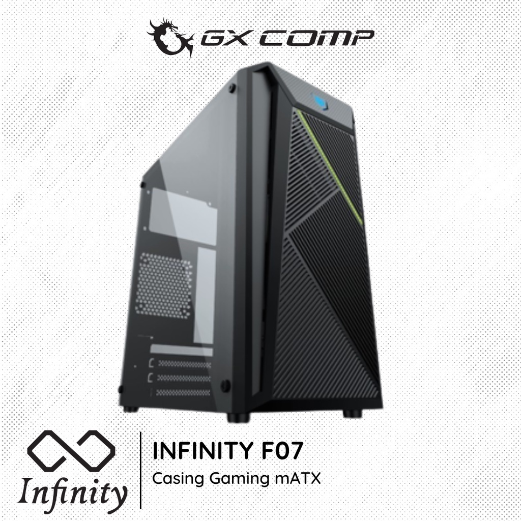 CASING INFINITY INF 07 CASING GAMING INFINITY F07 + PSU 250W
