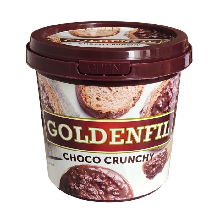 

COD GOLDENFIL CHOCO CRUNCHY 1 KG - SELAI ROTI OLES COKELAT CRUNCHY