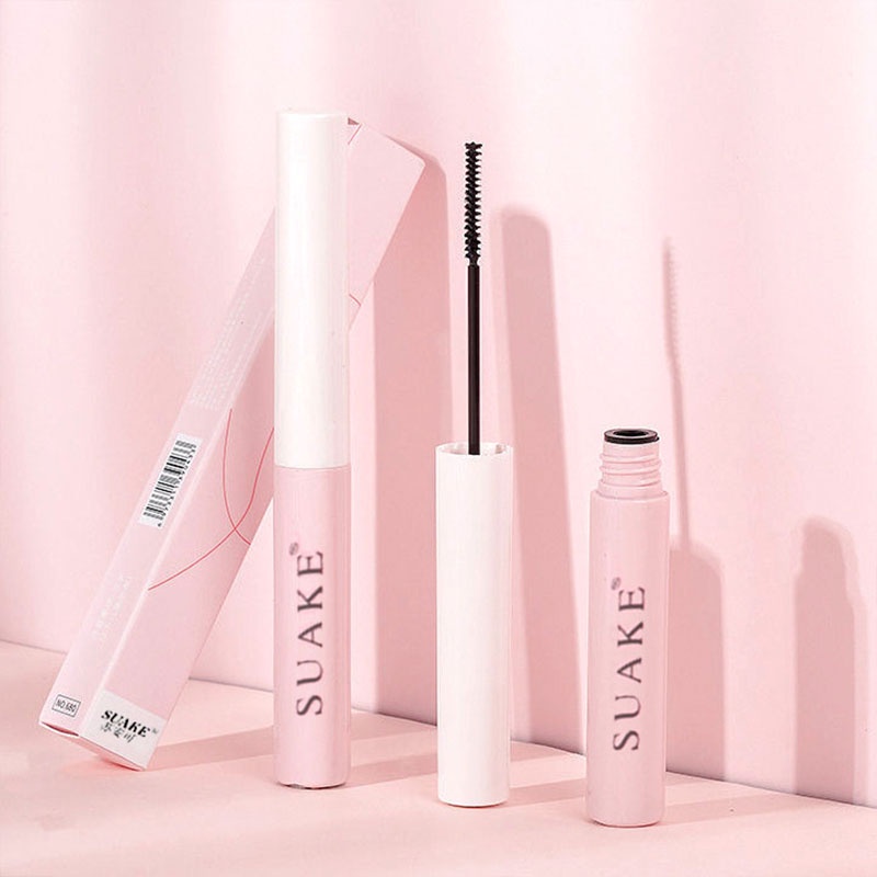 [JO]SUAKE Maskara 2 Warna Waterproof Eye 3D Fiber Mascara Volume Mascara Curling-COD