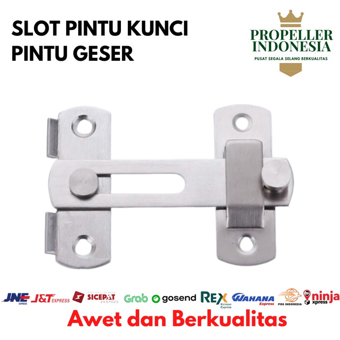 Grendel Slot Pintu Sleeding Kunci Pintu Geser