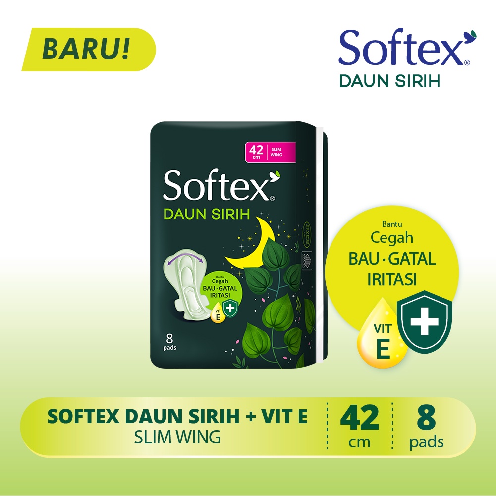 Bundling Softex Daun Sirih + Vitamin E 29cm &amp; 42cm