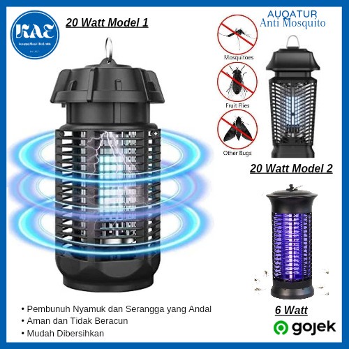 Lampu Perangkap Pembasmi Nyamuk Lalat Elektrik UV Anti Mosquito Killer