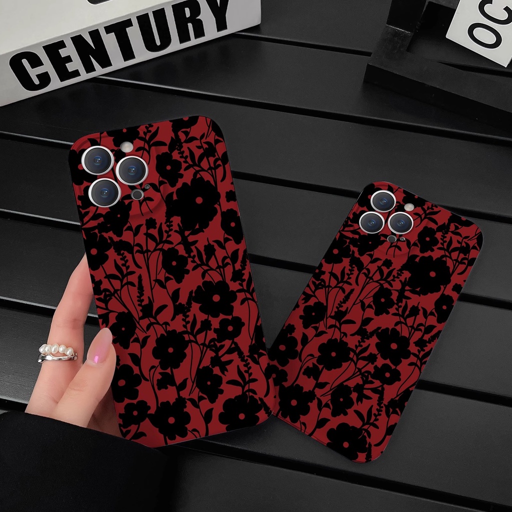 Screen Full of Flowers Phone Case for Iphone 11 14 13 12  Pro Max XR X XS Max 6 6s 7 8 Plus Camera P