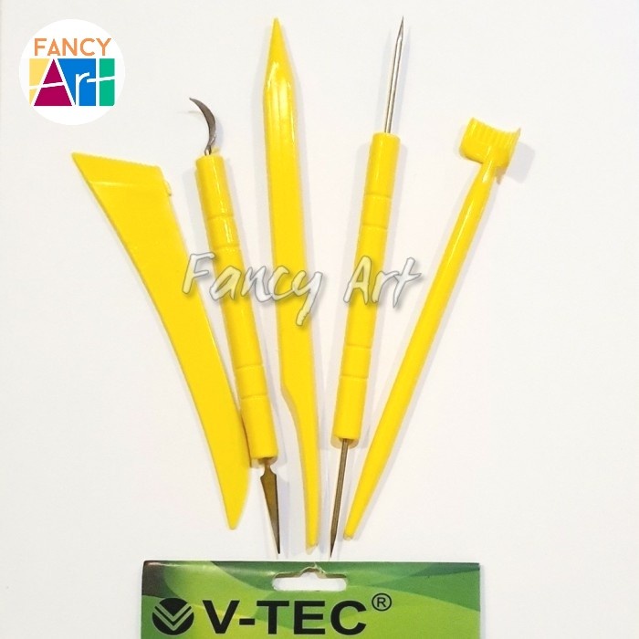 

[[ JS - BEST SELLER ]] V-TEC Clay Knife / Pottery Sculpting Art Clay Tool - Alat Ukir Cukil