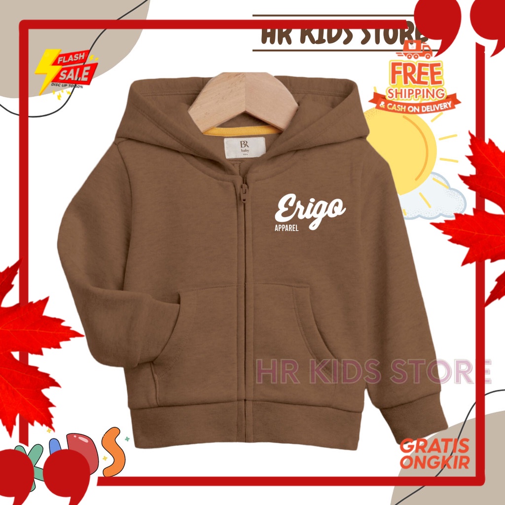 OUTFIT JKT48 TERBARU NEW ERA //jaket anak perempuan laki laki model zipper erigo anak umur 1 2 3 4 5