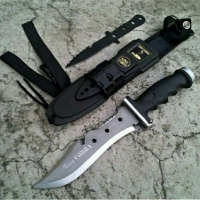 TOKOKAMI pisau DAPUR/DAGING DAPUR/DAGING Komando King Kobra / King Cobra Hitam TERLARIS