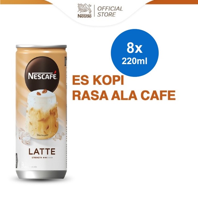 

NESCAFE Latte Kopi Kaleng 220ml x 8