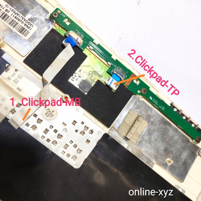 kabel flexible Touchpad clickpad Asus EeePC Eee Pc X101 X101H