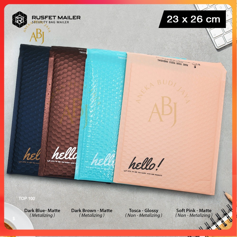 

Amplop Bubble - Bubble Mailer Packing 23cm x 26cm