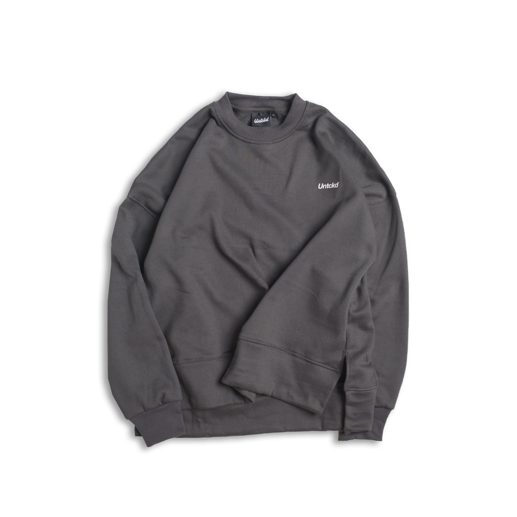 UNTCKD Summit Flare Crewneck Dark Grey