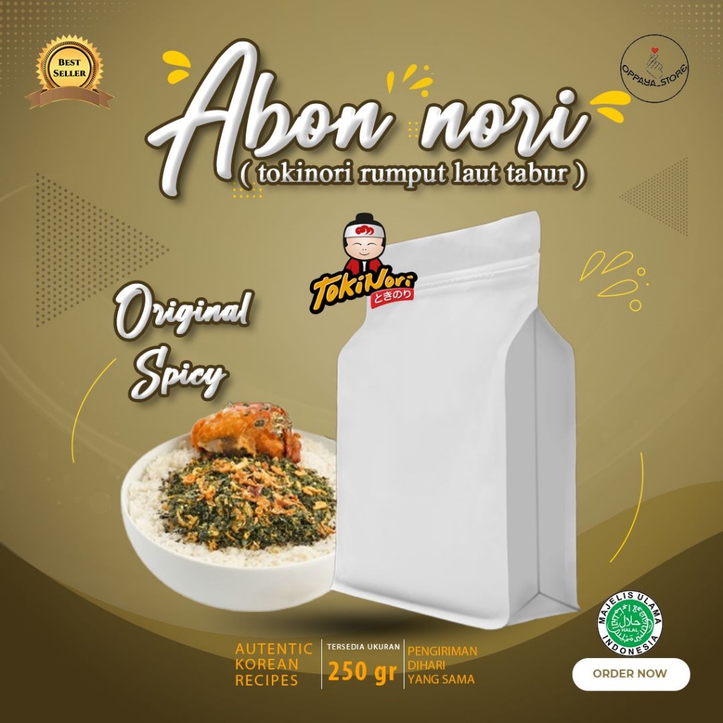 

Abon Nori/Bubuk Nori Original 250Gr Halal