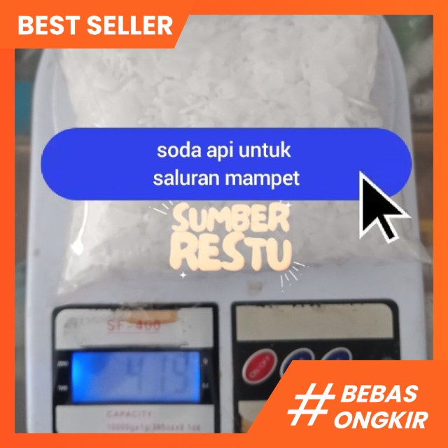Soda api untuk mengatasi wc mampet 400gr