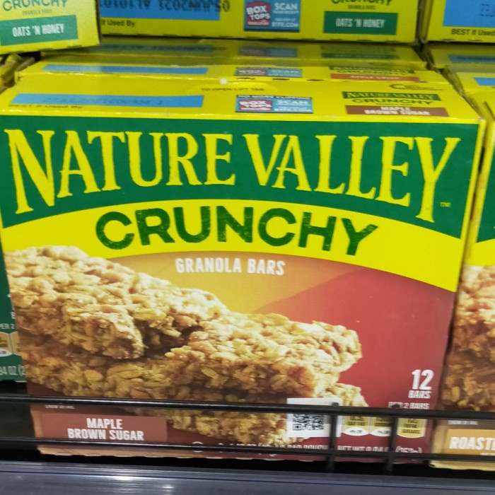 

✨PROMO✨ -nature valley crunchy granola bars maple brown sugar isi 12pack