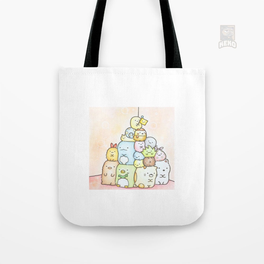 Tas Slempang | Tote Bag Kanvas Sumikko Gurashi 8 CR