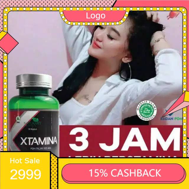 XTAMINA Herbal Stamina Pria Dewasa Kuat Kualitas Premium Aman Original Terdaftar BPOM MUI