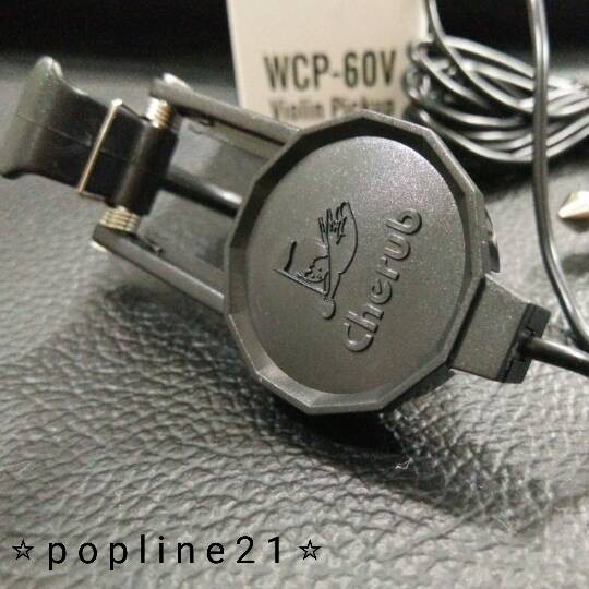 JNED9R Violin Pickup Cherub WCP-60V / Spul Biola Jepit Cherub