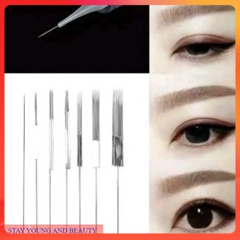 jarum alat sulam jarum sulam alis eyeliner bibir jarum sulam mesin sulam S