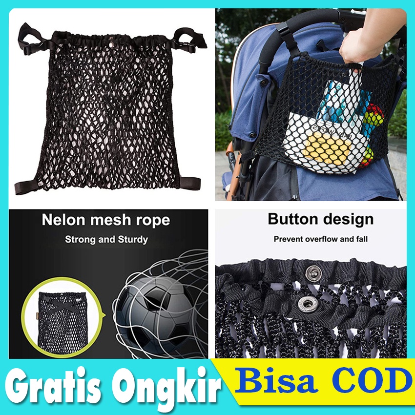 TAS STROLLER Jaring / TAS MAINAN PANTAI - Tas Gantung Jaring chn Stroller Kereta Dorong
