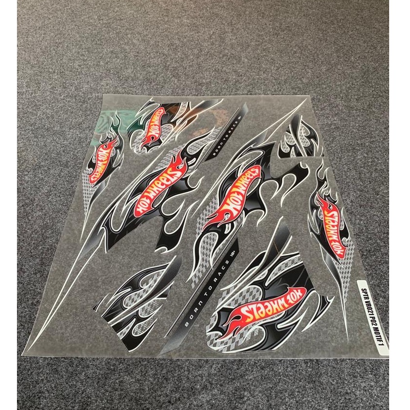 

Striping Transparan Vario New 2018 - 2021 Api Hotwheels Simple