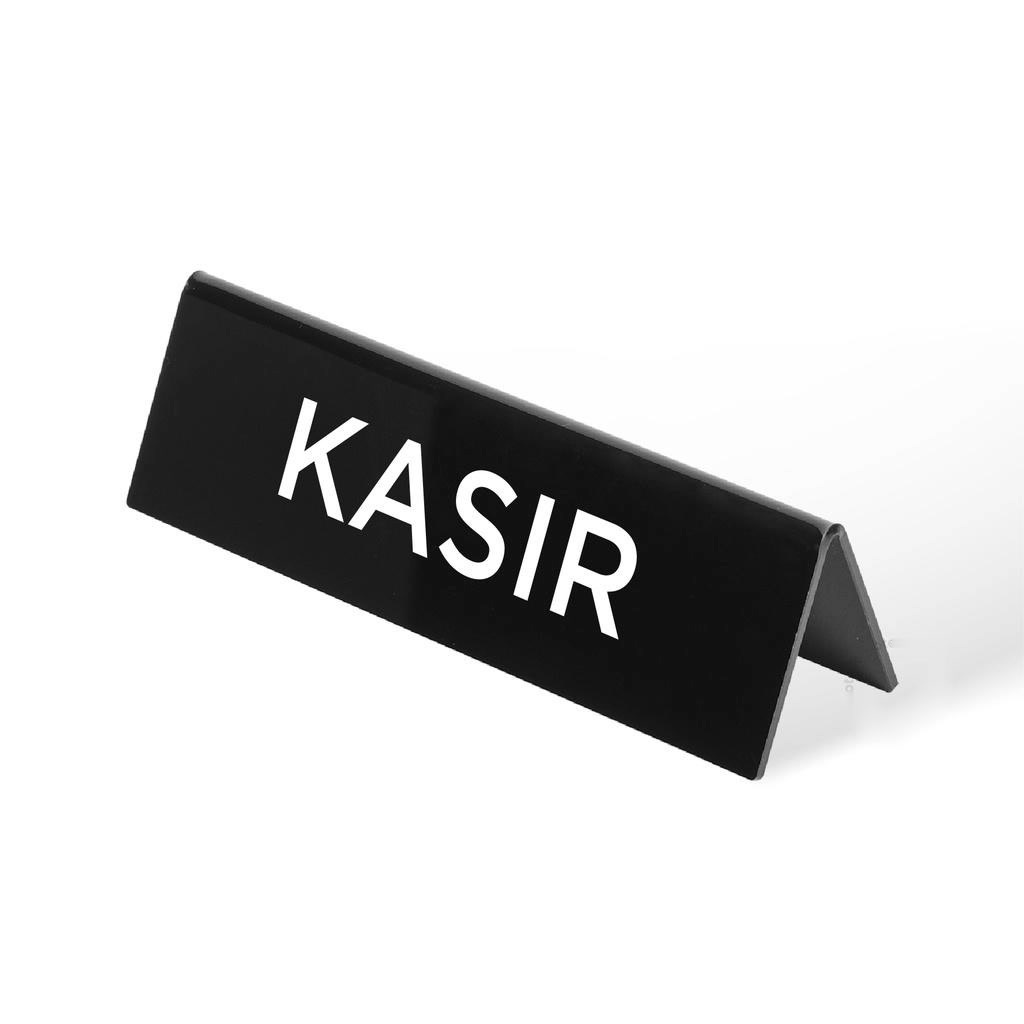 Akrilik Papan Meja Kasir | Sign Label Kasir Akrilik | Akrilik Kasir Cafe Restoran