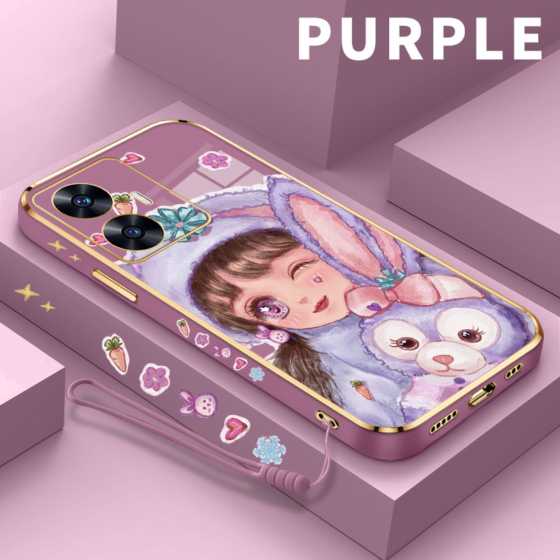 Case Electroplated Soft Case kesing hp For Realme C53 C51 kesing hp For Realme C55 For RealmeC53 For