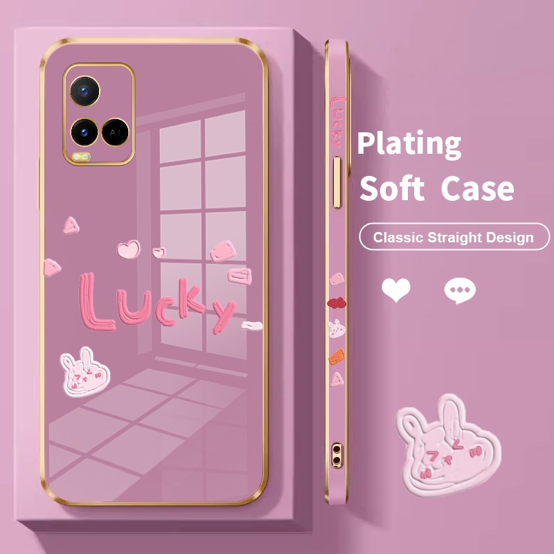 Case 6D Plating Full Lens Cover Soft Case For Vivo Y33s 4G 5G Y33t Case hp For Vivo  Y33 Y33e vivi F