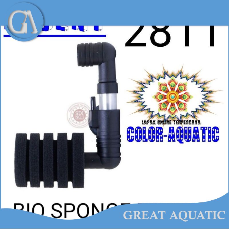 BIO SPONGE FILTER FILTER AERATOR AQUARIUM RECENT AA 2811