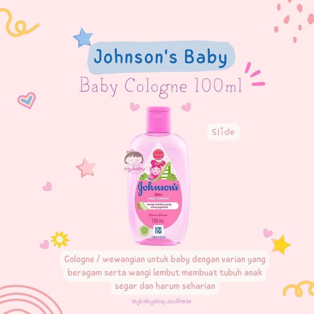 JOHNSON'S Slide Baby Cologne - Minyak Wangi Bayi 100ml / parfume bayi