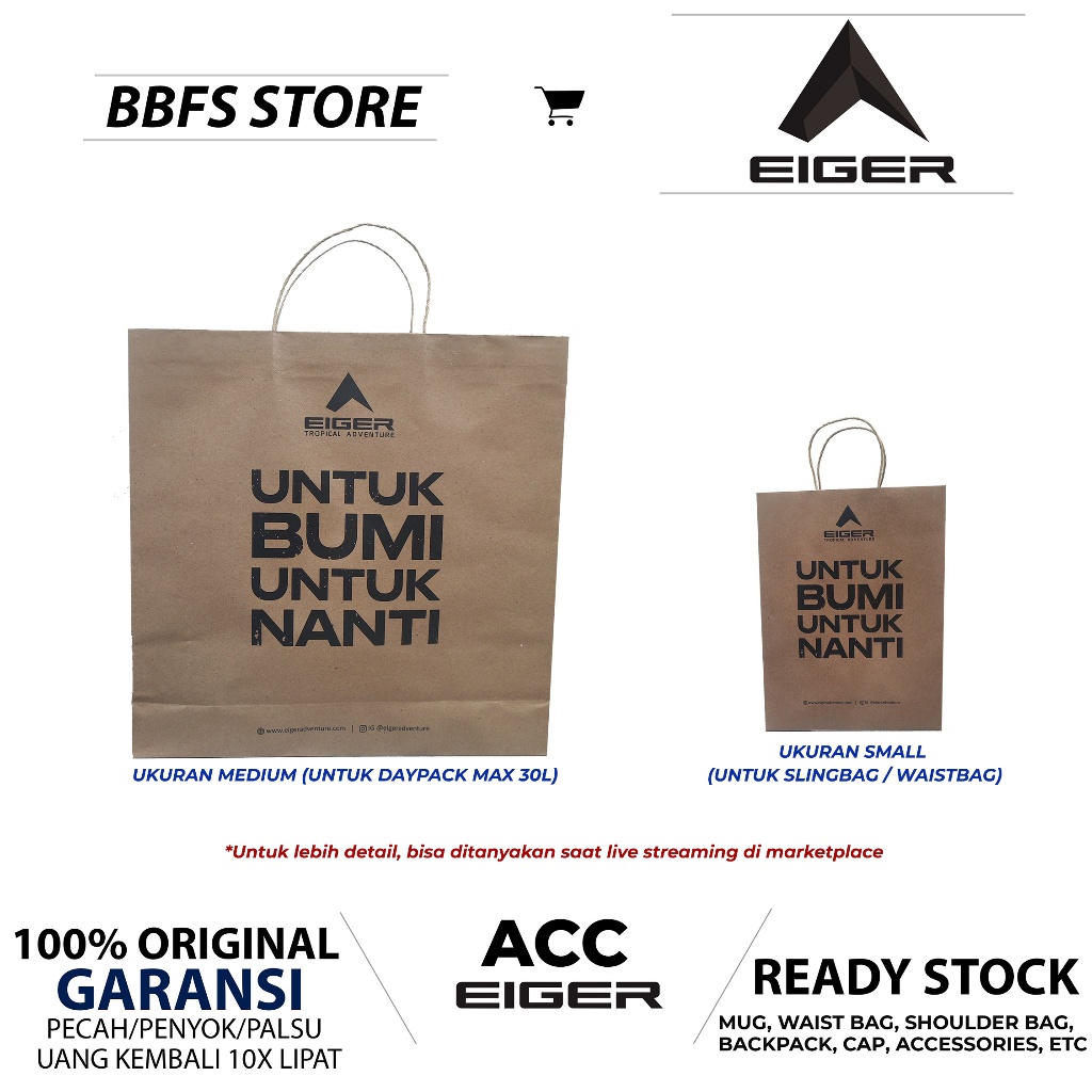 

EIGE R1989 Paper Bag Pembungkus Kado ORIGINAL