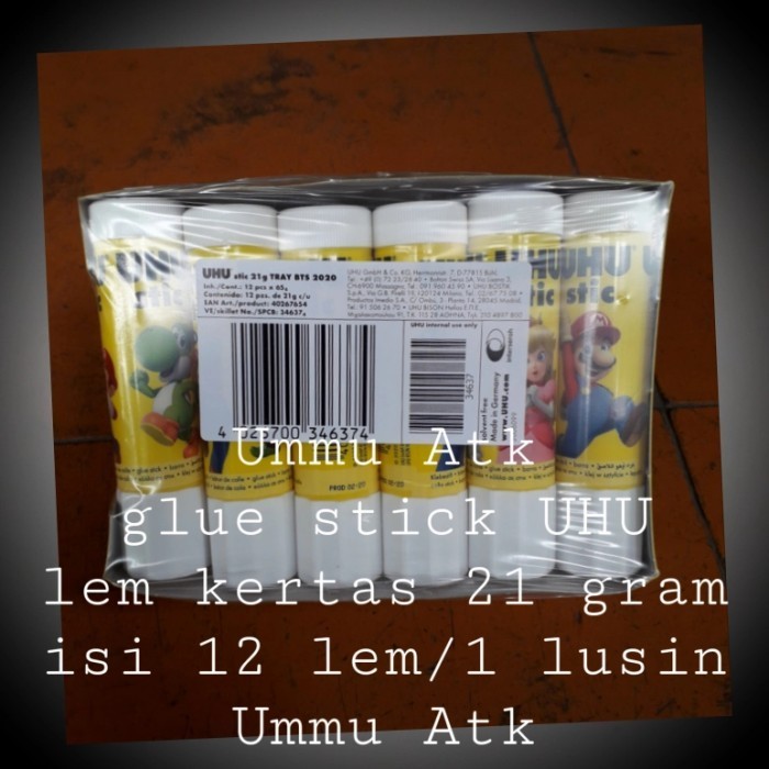 

Glue Stick UHU 21 Gram. Lem Kertas.