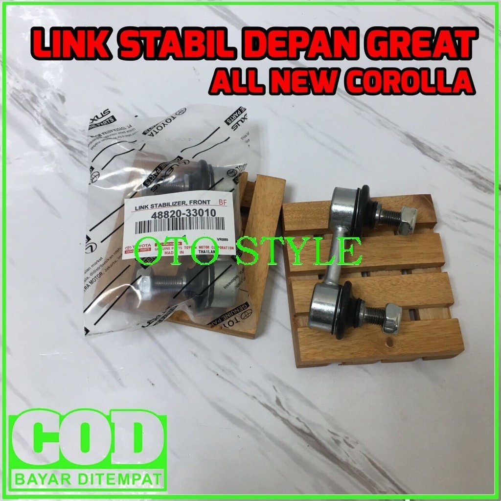 LINK STABIL GREAT ALL NEW COROLLA DEPAN - STABIL LINK GREAT - STABILIZER LINK GREAT TWIN CAM