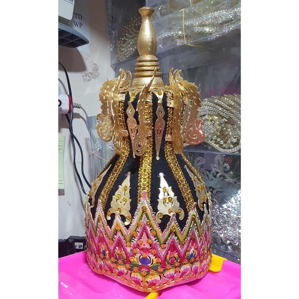 Irah - Irahan Wayang Orang Prabu Kresna - Mahkota Wayang Orang Prabu Kresna - aksesoris