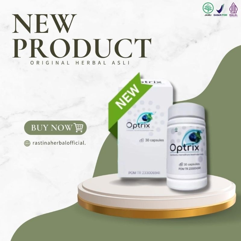 Optrix Original Asli Optrix Obat Mata Minus Rabun Silinder Herbal 100%