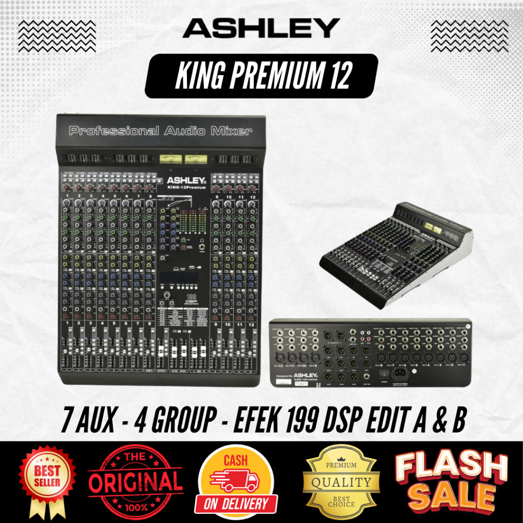 Mixer Ashley 12 Channel Ashley King 12 Premium