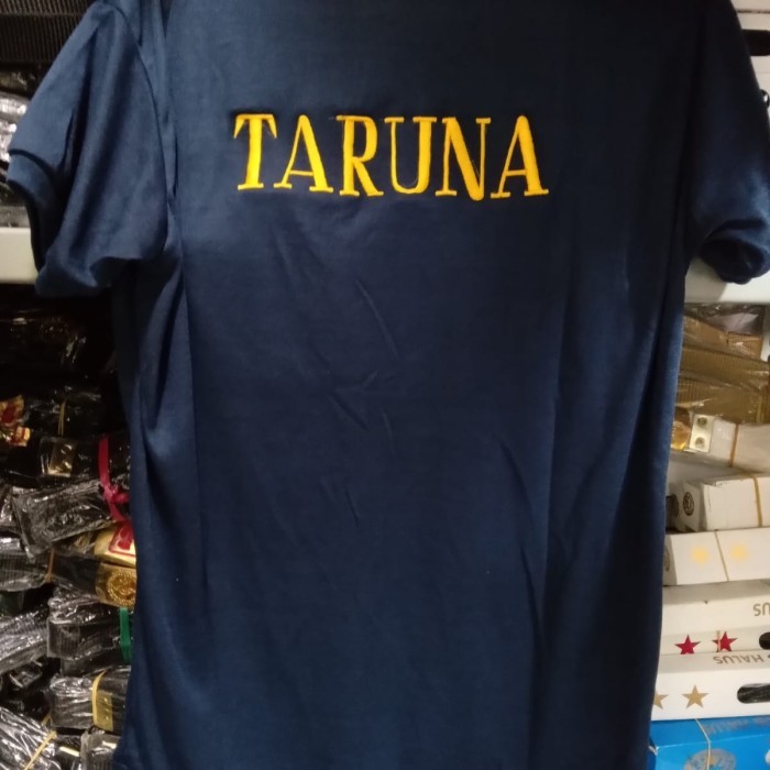 kaos Pakaian Dinas olahraga,kaos PDO taruna warna biru lengan pendek