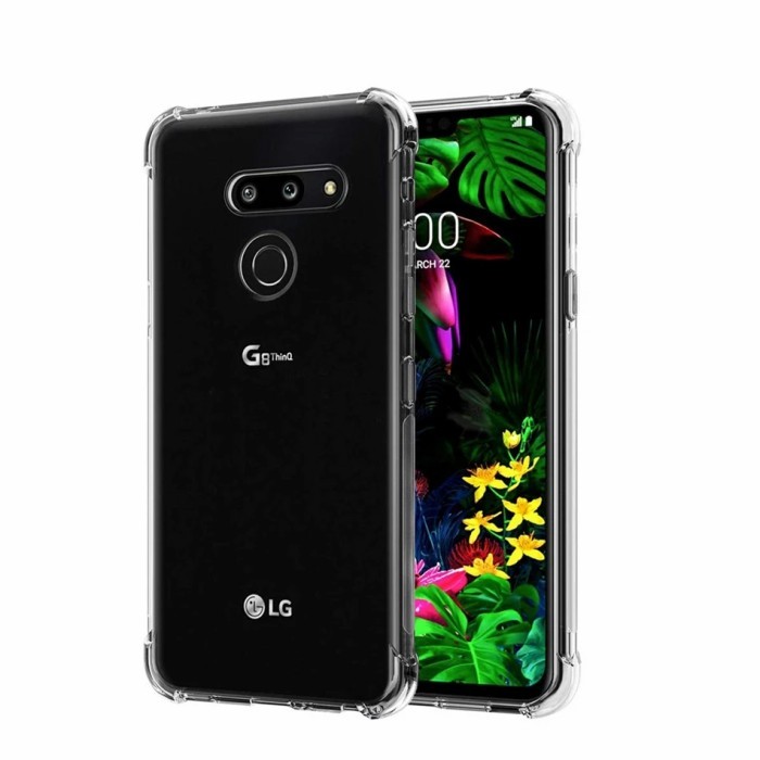 CASE LG G8 THINQ SOFT ANTICRACK CLEAR PREMIUM AIR BAG ORIGINAL #HSSFT