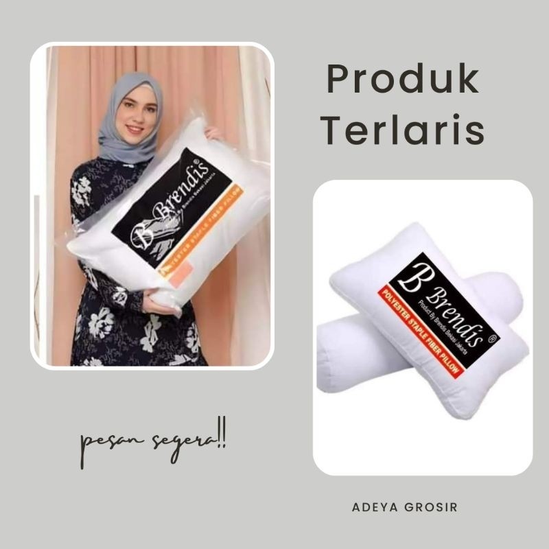 BANTAL HOTEL BRENDIS ORI WARNA PUTIH